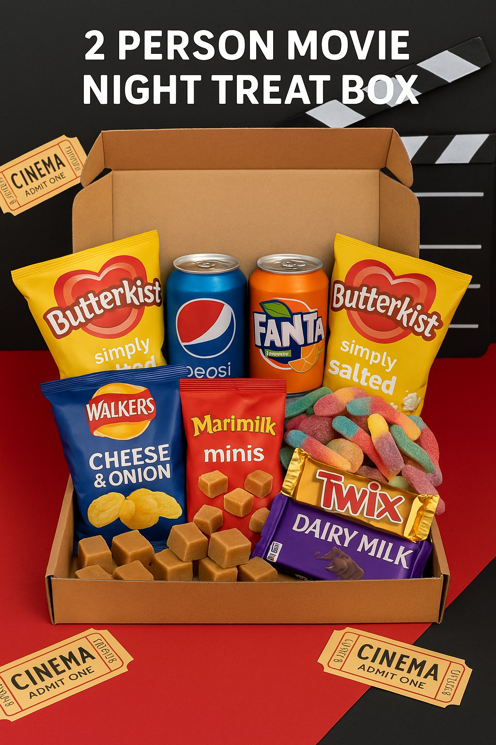 2 Person Movie Night Treat Box