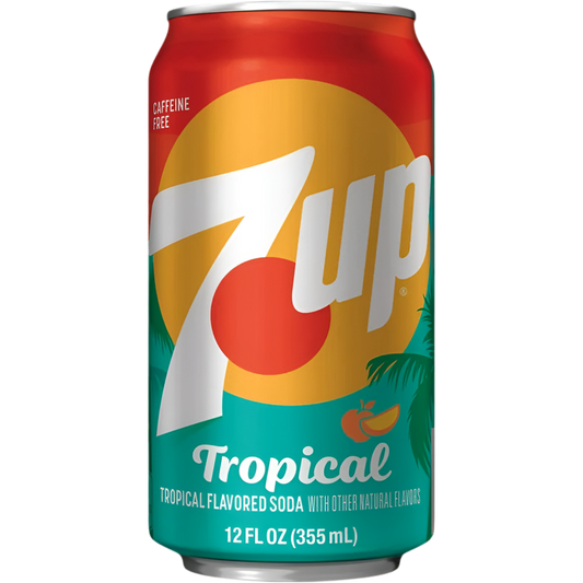 7up Tropical 355ml (USA)