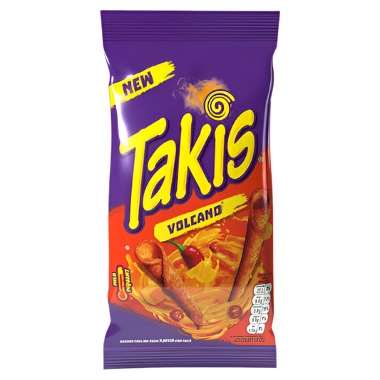 Takis Volcano Seasoned Chilli and Cheese Flavour Corn Snack 100g (USA)