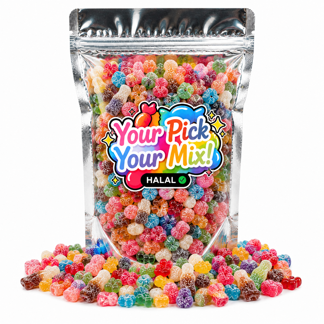 Your Pick, Your Halal Mix! Custom Sweet Bag (Min. 300g)