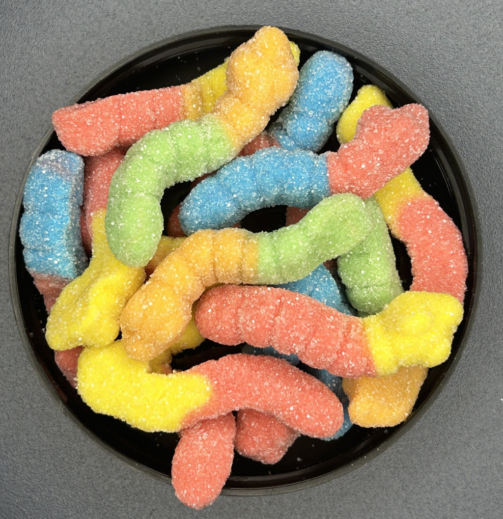 Fizzy Neon Worms